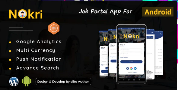 Nokri - 求职招聘工作发布 App 应用程序