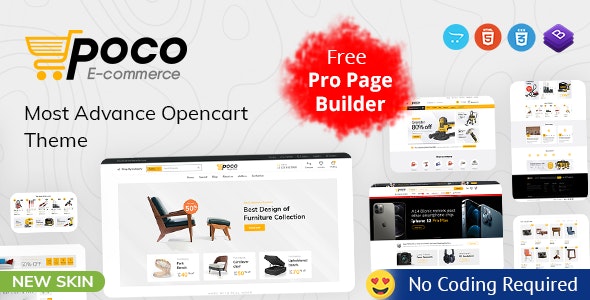  Poco - Advanced e-commerce online store website OpenCart template