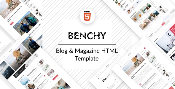 Benchy - 新闻博客杂志资讯网站HTML模板