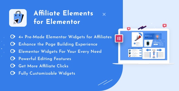 Affiliate Elements for Elementor - 可视化编辑器扩展插件