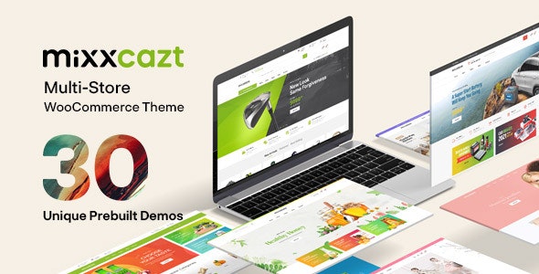 Mixxcazt - 创意多行业电商网站WooCommerce模板