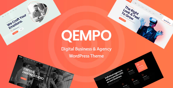 Qempo - 网页设计开发互联网服务机构网站WordPress主题