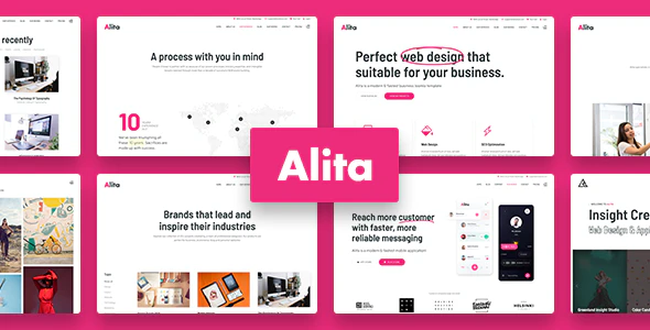 Alita - Web 网站设计开发工作室WordPress模板
