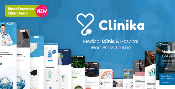Clinika - 健康医疗机构诊所医生网站WordPress模板