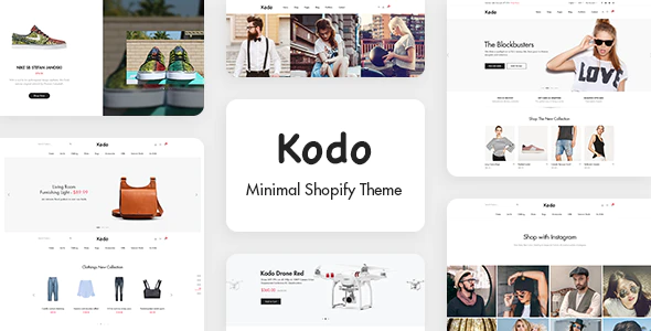 Kodo - 小型简约服饰电商网站模板 Shopify 主题