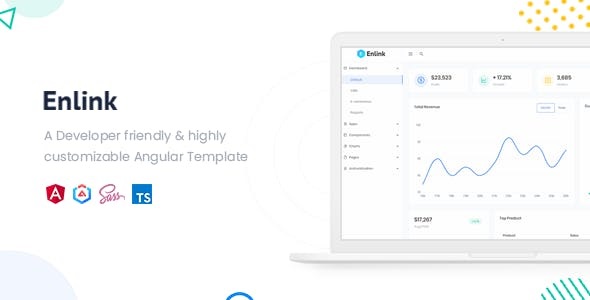 Enlink - Angular 12 响应式后台管理面板
