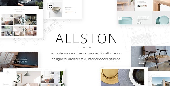 Allston - 现代室内设计建筑装修WordPress主题