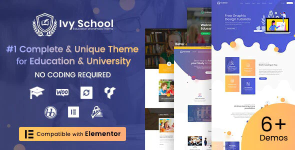 Ivy School - Education, University & School Theme