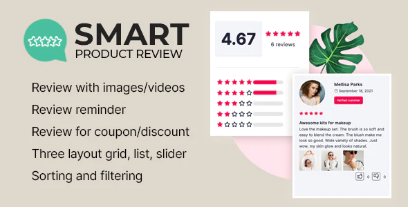 Smart Product Review For WooCommerce - 智能产品评论买家秀评论插件