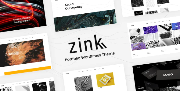 Zink - Elementor 可视化编辑器作品展示主题
