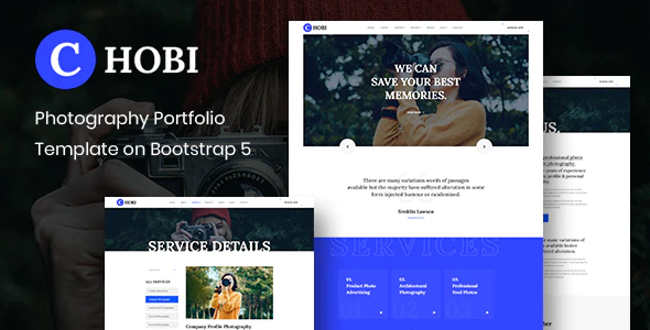 Chobi - Bootstrap 5 摄影作品集展示 HTML 网站模板