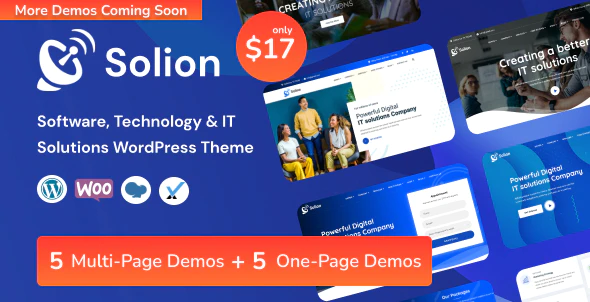 Solion - Technology & IT Solutions WordPress Theme