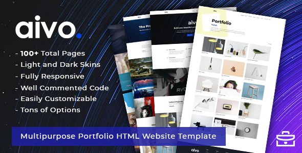 Aivo - 响应式作品展示企业 HTML 网站模板
