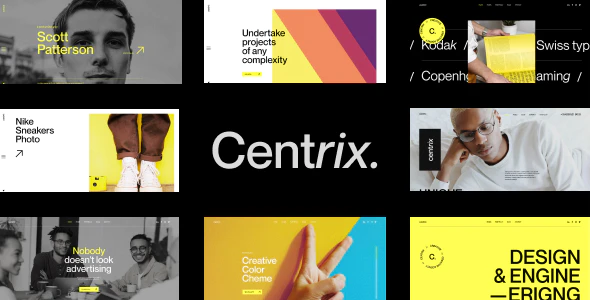 Centrix - 创意机构作品集网站 HTML 模板