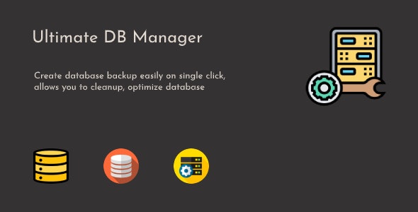 Ultimate DB Manager - WordPress 数据库备份优化清理插件