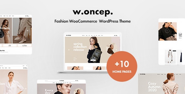 Woncep - 时尚服饰鞋子商店网站 WordPress 主题