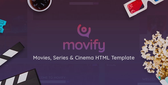  Movie - HTML template of movie and TV program video website