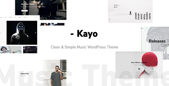 Kayo - 干净简约在线音乐商店 WordPress 主题