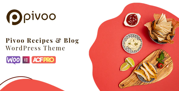 Pivoo - 餐饮美食健康食谱博客WordPress模板