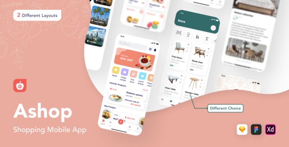 Ashop - 移动应用 App 在线商店程序