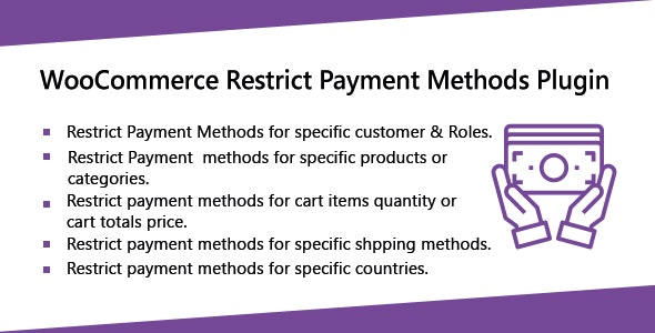 WooCommerce Restrict Payment Methods - 特定条线限制付款方式插件