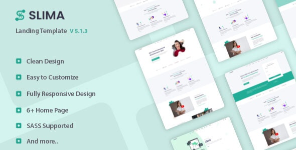 Slima - 创意响应式企业网站 HTML 模板