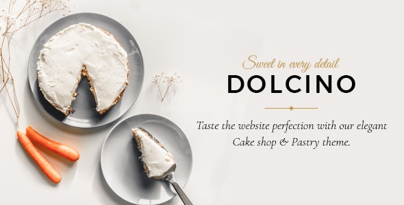 Dolcino - 面包蛋糕糖果商店WordPress模板