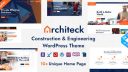 Architeck - 建筑工程施工单位网站 WordPress 模板