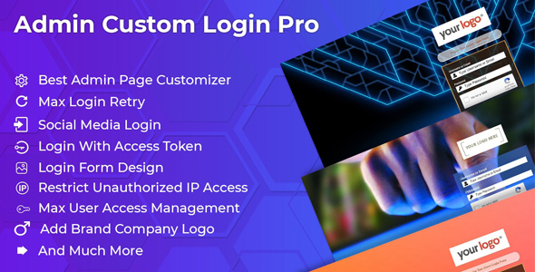 Admin Custom Login Pro - 自定义登录页面WordPress插件-云模板