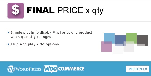 Final Price - 根据产品数量即时计算价格插件