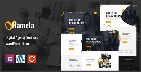 Hamela - Digital Agency Services WordPress Theme