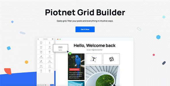 Piotnet Grid Builder - 可视化网格布局编辑器