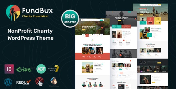 Fundbux - Charity & Fundraise WordPress Theme