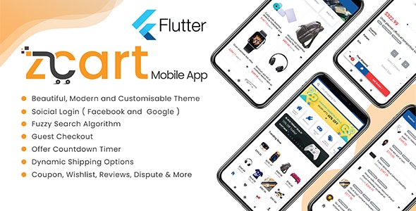 Customer App for zCart Multi-vendor Marketplace - 多供应商电商应用程序