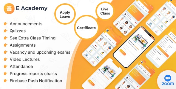E-Academy - 在线课程学院课程管理（Android 应用程序 + 管理面板）