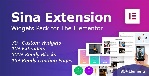 SEFE - Sina Extension for Elementor 可视化编辑器扩展插件