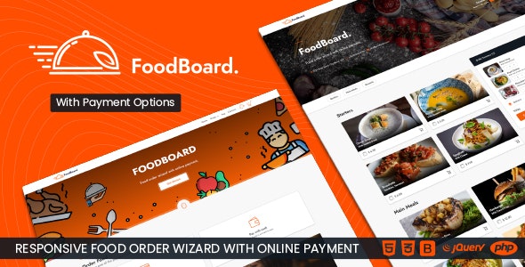 FoodBoard - 食品在线支付食品订单管理网站