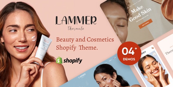 Lammer - 美容化妆品销售商店网站 Shopify 主题