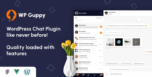 WP Guppy - 在线客服实时聊天WordPress插件