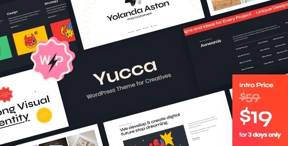 Yucca - 创意多用途产品展示网站 WordPress 主题