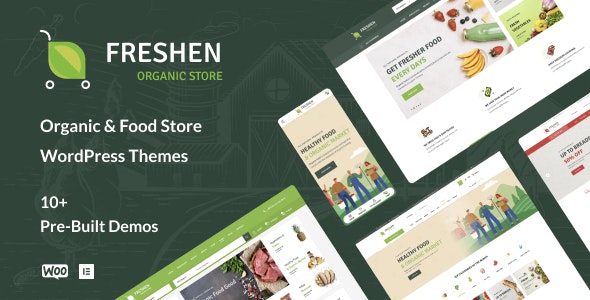 Freshen - 瓜果生鲜有机食品商店 WordPress 模板