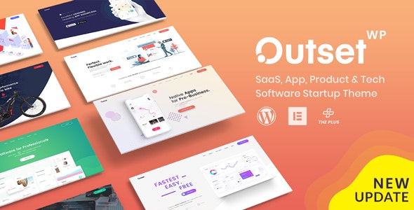The Outset - 适用于 Saas 和 Startup 多用途 WordPress 主题