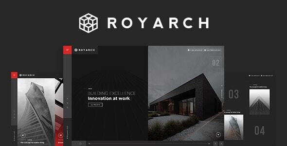 Royarch - 建筑工程设计施工 HTML 模板