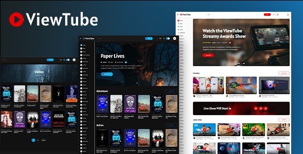 ViewTube - 电影视频网站模板 WordPress 主题