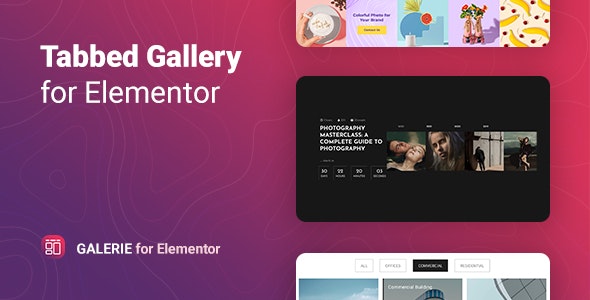 Galerie - Elementor 选项卡相册画廊插件