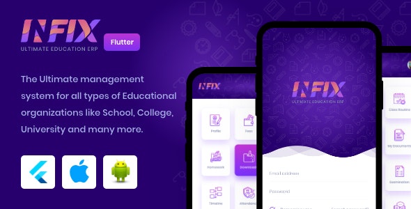 InfixEdu - 适用于 Android 和 iOS 的开源培训教育应用程序