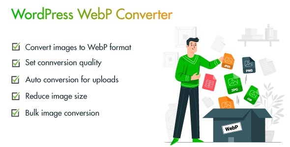 WebPio - 图像压缩 WebP 转换WordPress插件