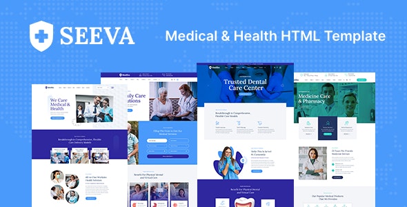 Seeva - 医疗保健服务网站 HTML 模板