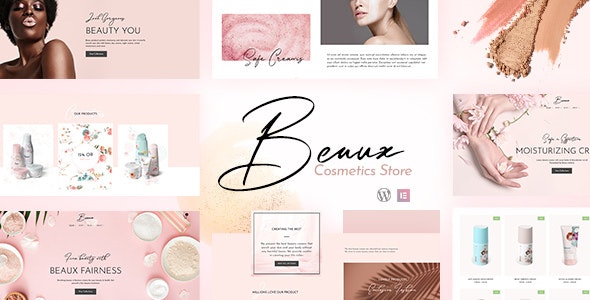 Beaux - 美容护肤化妆品彩妆商店WordPress模板