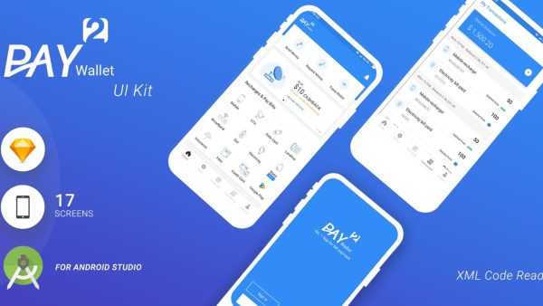 Pay2Wallet - Android Studio UI Kit 工具包